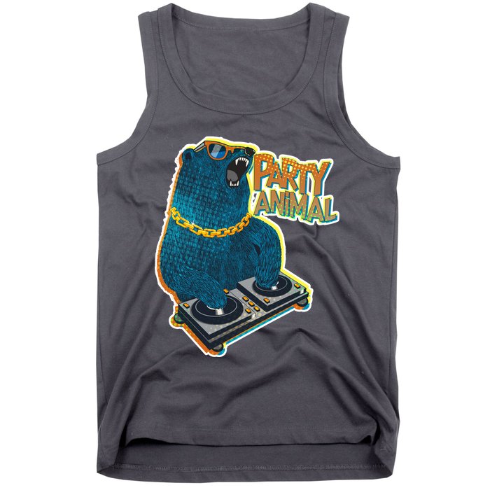 Party Animal - DJ Bear Tank Top
