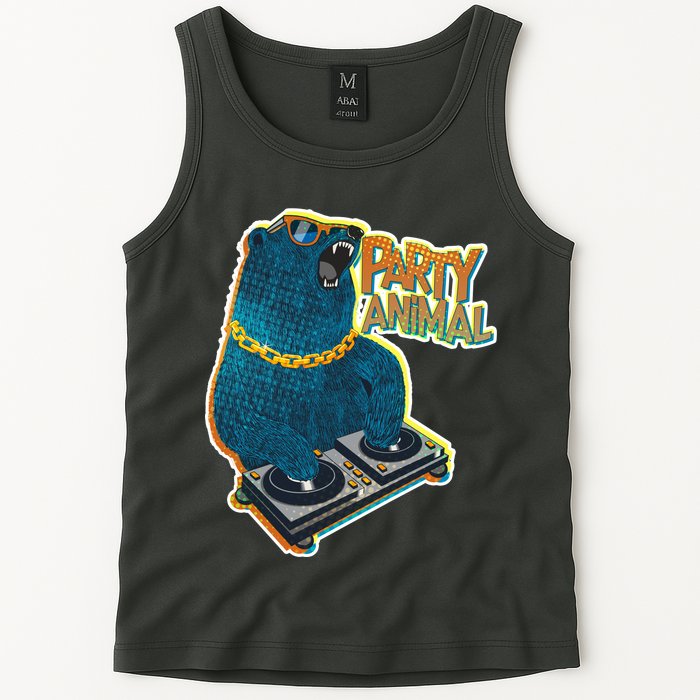 Party Animal - DJ Bear Tank Top