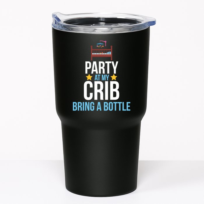 Party At My Crib Bring A Bottle Tumbler