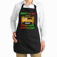 Party At My Crib Bring Your Own Bottle Apron