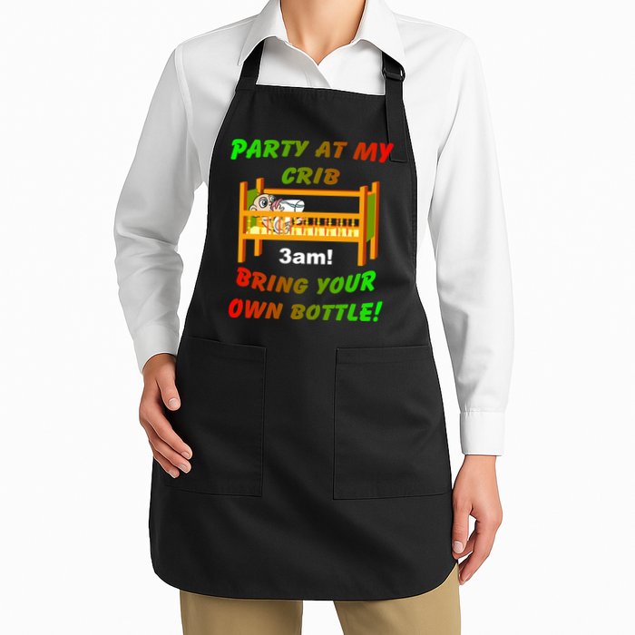 Party At My Crib Bring Your Own Bottle Apron