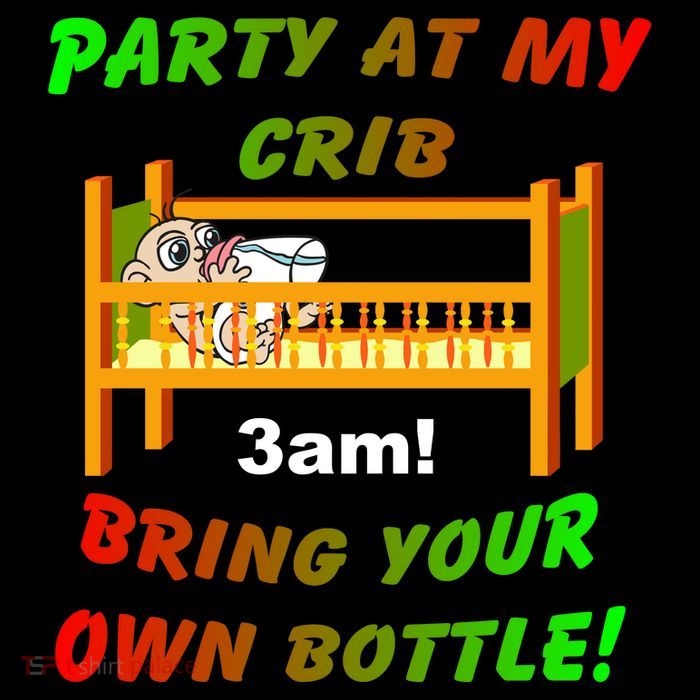 Party At My Crib Bring Your Own Bottle Short Acrylic Beanie