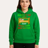 Party At My Crib Bring Your Own Bottle Hoodie