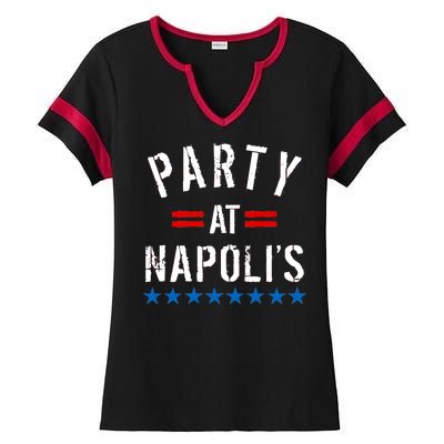 Party at Napoli's Ladies Halftime Notch Neck Tee