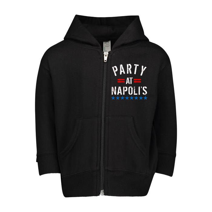 Party at Napoli's Toddler Zip Fleece Hoodie