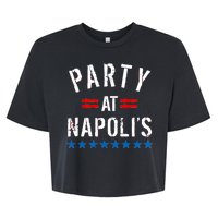 Party at Napoli's Bella+Canvas Jersey Crop Tee