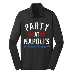 Party at Napoli's Silk Touch Performance Long Sleeve Polo