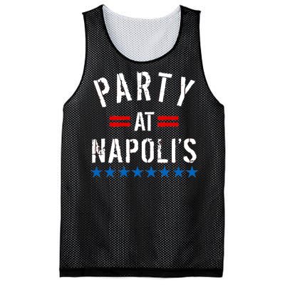 Party at Napoli's Mesh Reversible Basketball Jersey Tank