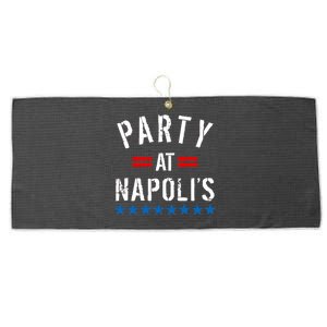 Party at Napoli's Large Microfiber Waffle Golf Towel