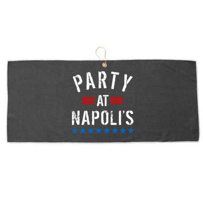 Party at Napoli's Large Microfiber Waffle Golf Towel