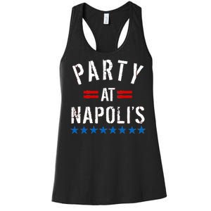 Party at Napoli's Women's Racerback Tank