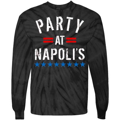 Party at Napoli's Tie-Dye Long Sleeve Shirt