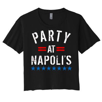 Party at Napoli's Women's Crop Top Tee