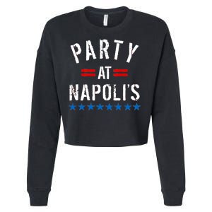 Party at Napoli's Cropped Pullover Crew