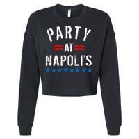 Party at Napoli's Cropped Pullover Crew