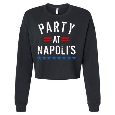 Party at Napoli's Cropped Pullover Crew