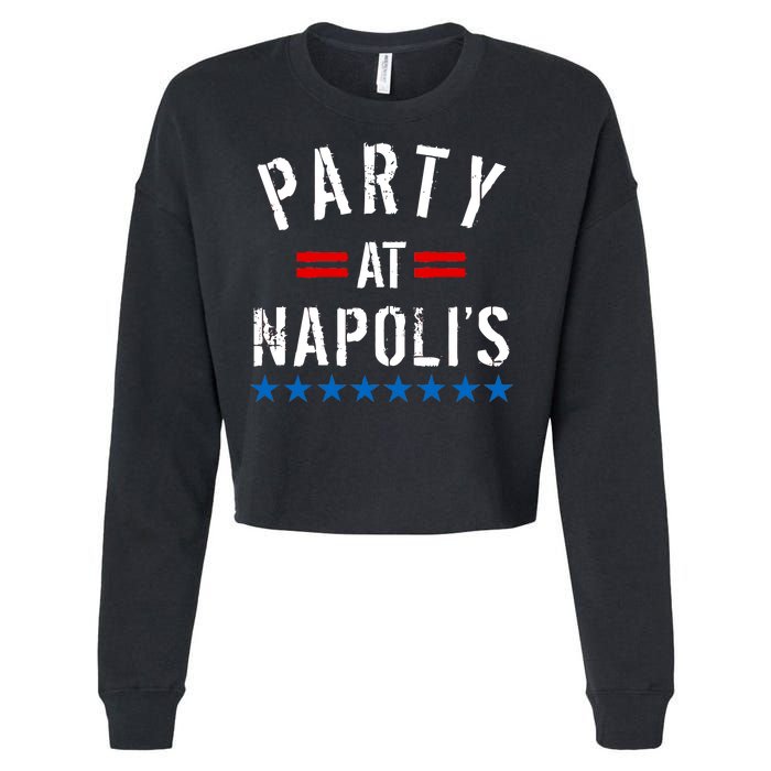 Party at Napoli's Cropped Pullover Crew