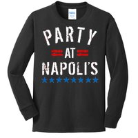 Party at Napoli's Kids Long Sleeve Shirt