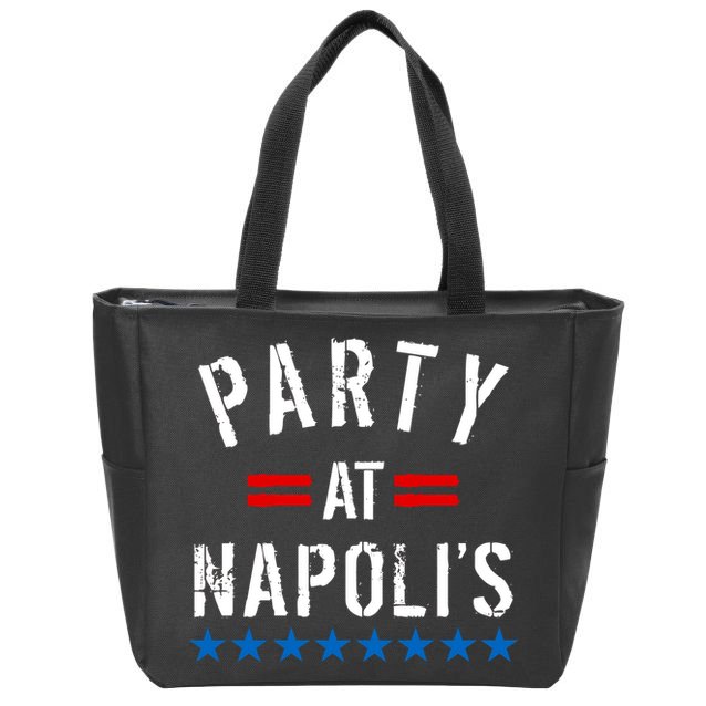 Party at Napoli's Zip Tote Bag