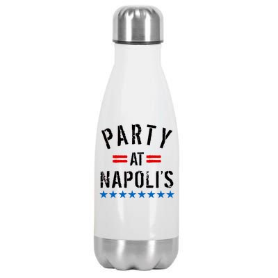 Party at Napoli's Stainless Steel Insulated Water Bottle