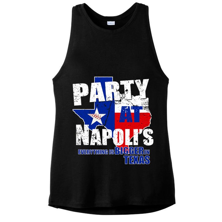 Party at Napoli's Everything Is Bigger In Texas Ladies PosiCharge Tri-Blend Wicking Tank
