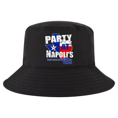 Party at Napoli's Everything Is Bigger In Texas Cool Comfort Performance Bucket Hat
