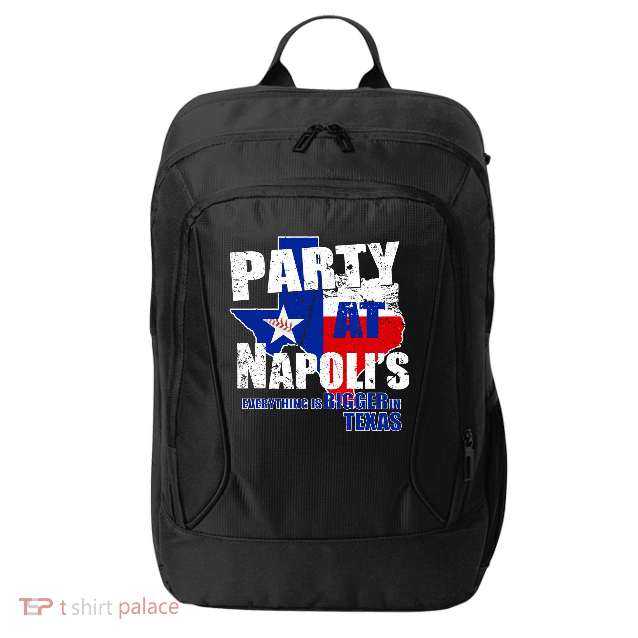 Party at Napoli's Everything Is Bigger In Texas City Backpack