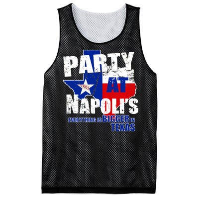 Party at Napoli's Everything Is Bigger In Texas Mesh Reversible Basketball Jersey Tank