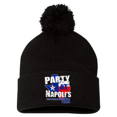 Party at Napoli's Everything Is Bigger In Texas Pom Pom 12in Knit Beanie