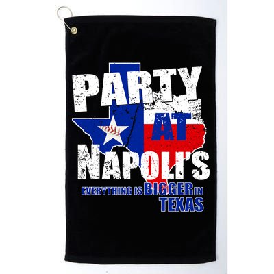 Party at Napoli's Everything Is Bigger In Texas Golf Towel