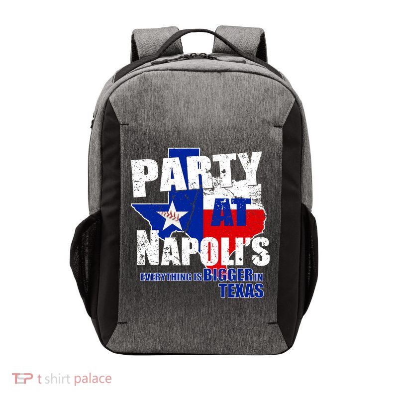 Party at Napoli's Everything Is Bigger In Texas Vector Backpack