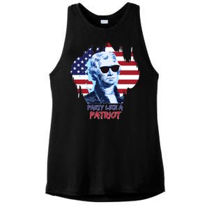 Party Like A Patriot Ladies PosiCharge Tri-Blend Wicking Tank