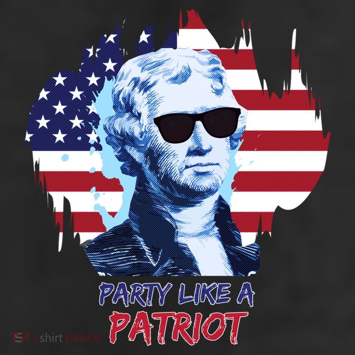 Party Like A Patriot 7 Panel Mesh Trucker Snapback Hat