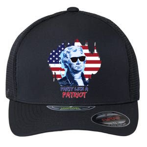 Party Like A Patriot Flexfit Unipanel Trucker Cap