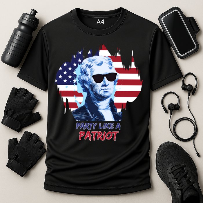 Party Like A Patriot Cooling Performance Crew T-Shirt