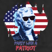 Party Like A Patriot Adult Drive Performance Visor