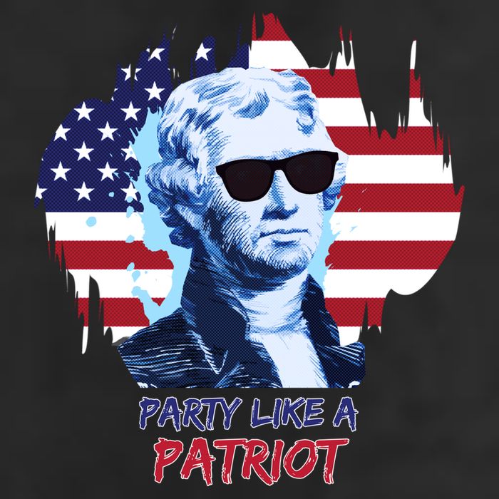 Party Like A Patriot Adult Drive Performance Visor
