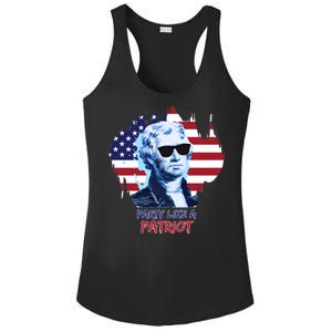 Party Like A Patriot Ladies PosiCharge Competitor Racerback Tank