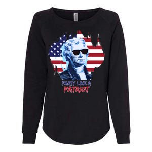 Party Like A Patriot Womens California Wash Sweatshirt