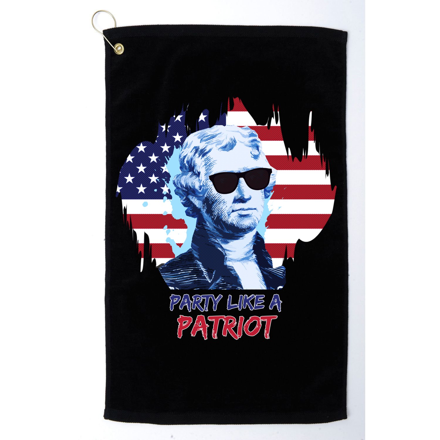 Party Like A Patriot Golf Towel