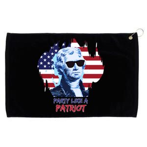 Party Like A Patriot Grommeted Golf Towel