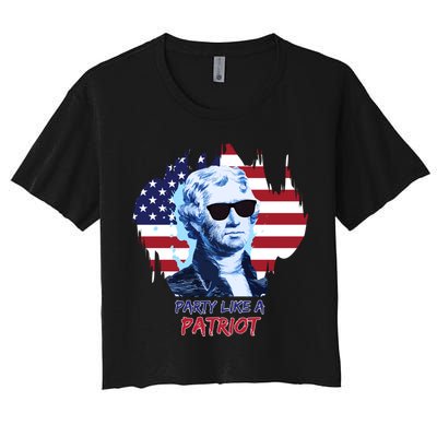 Party Like A Patriot Crop Top