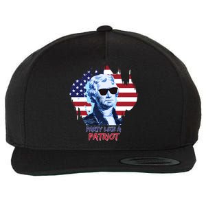 Party Like A Patriot Wool Snapback Cap