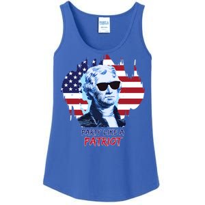 Party Like A Patriot Ladies Essential Tank