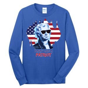 Party Like A Patriot Tall Long Sleeve T-Shirt