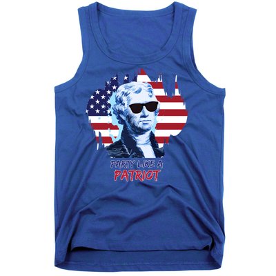 Party Like A Patriot Tank Top