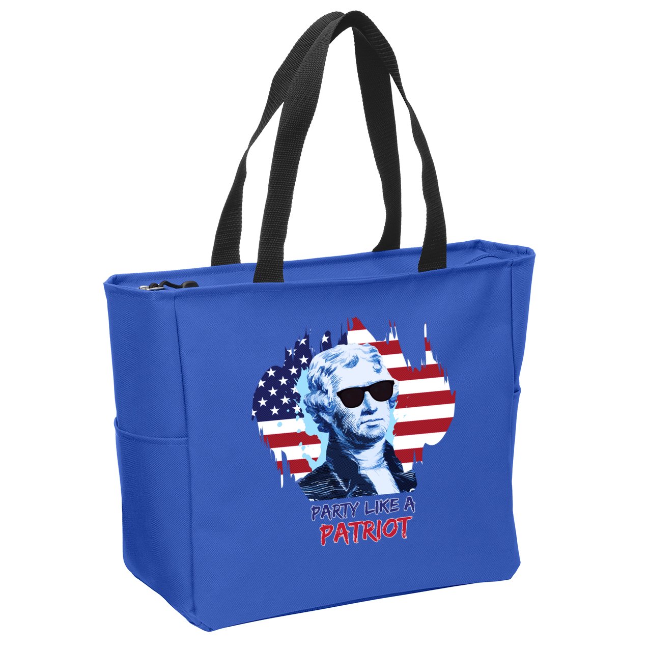 Party Like A Patriot Zip Tote Bag