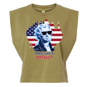 Party Like A Patriot Garment-Dyed Women's Muscle Tee