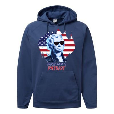 Party Like A Patriot Performance Fleece Hoodie