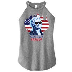 Party Like A Patriot Women's Perfect Tri Rocker Tank